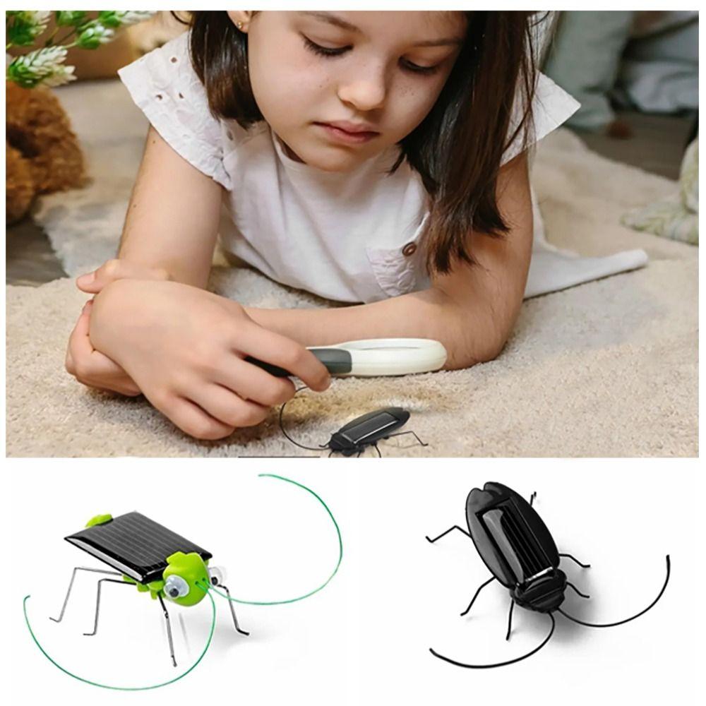 Grasshopper Solar Grasshopper Toy Solar Powered Science Education Toy Funny Puzzle Toy  Gift