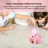 Interactive Electronic Pet with Carrot Plush Bunny Toy Electronic Pet Rabbit Toy Gifts for Toddlers 3 4 5 6
