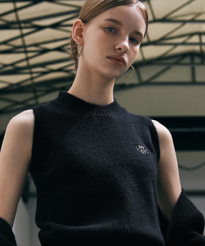 Nigaennikol Nicole Bolero Knit Set Up_Black