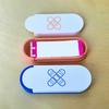 1Pc Colorful Cute Band-Aid Storage Box - Portable Sliding Case for Toothpicks Swabs Dental Flossers Home Office Travel Essential
