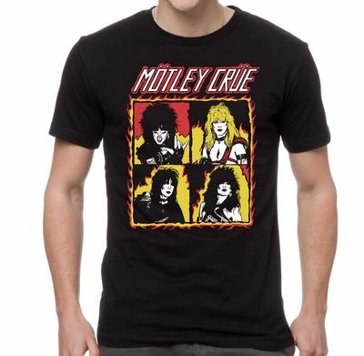Motley Crue Shout At The Devil Flames Unisex T-Shirt