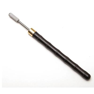 DIY Craft Leather Edge Paint Roller Reusable Sandalwood Edge Oil Finish Tool Brass Head Stainless Steel Leather Dye Painting Pen