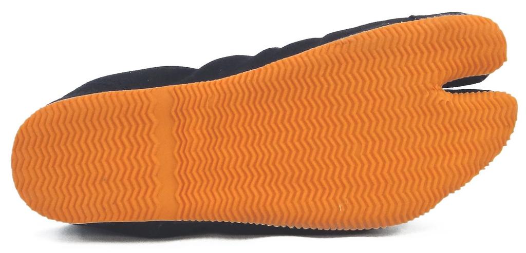 Rikio Festival Tabi Cushion Attached, 5-Piece Kohaze, Black, 22.5cm, HL5SP