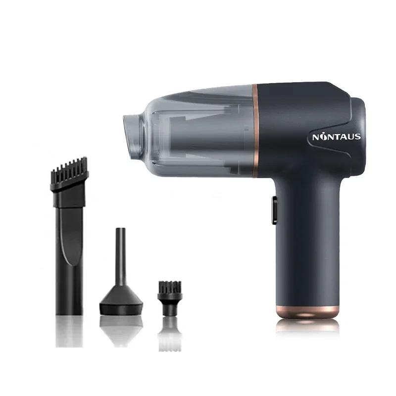 

Беспроводной автомобильный пылесос, ручные пылесосы, беспроводные, двойного назначения, с сильным всасыванием, портативные для домашних автопылесосов чёрный