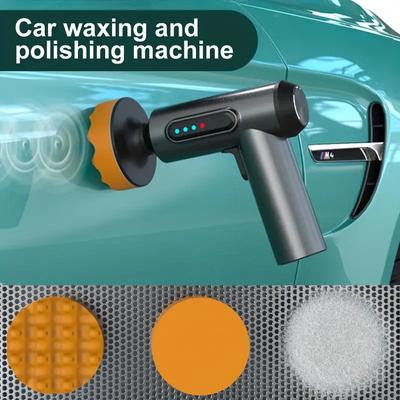 Wireless Car Polishing Machine Cordless Car Buffer Polisher Kit USB Charging Digital Display For Household Car Detailing/Waxing