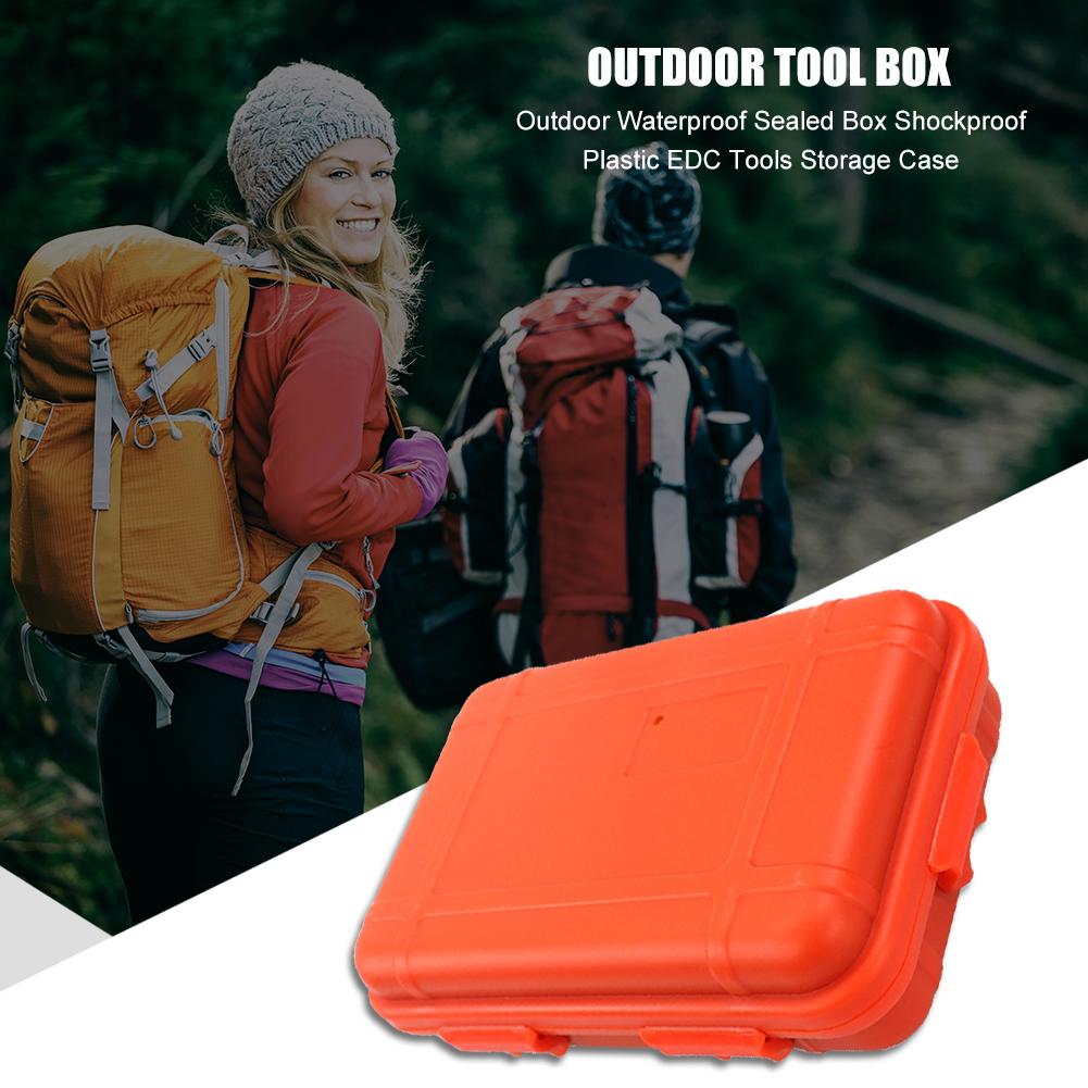 Wasserdichte Boxen Outdoor EDC Versiegelte Behälter Stoßfeste Luftdichte Kofferhalter Staubdichter Survival-Organizer