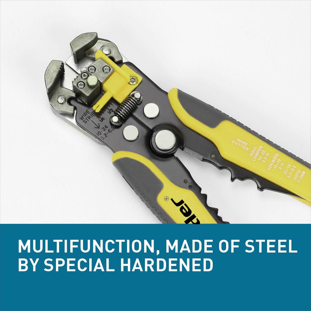 Multifunctional WAutomatic Cable Wire Stripper Crimper Crimping Tool Self-Adjusting Plier Cutter