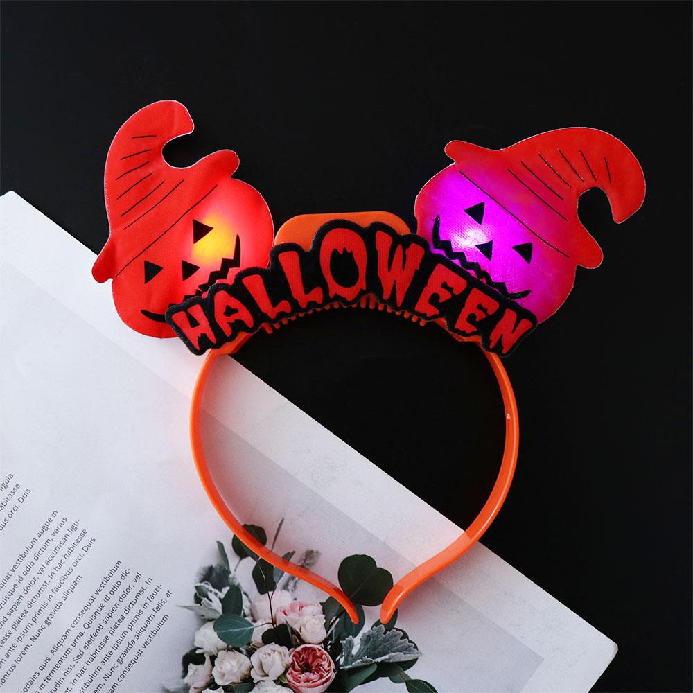 Headpiece Pumpkin Lantern Headpiece Ghost Skull Hair Hoop  Photo Props