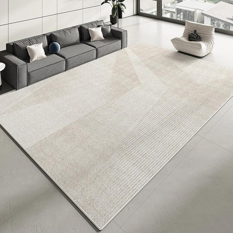 VIKAMA Modern Minimalist Living Room Carpet, Sofa Coffee Table Easy-to-Care Floor Mat, Bedroom Cloakroom Carpet, Home Decoration