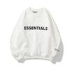 Oversized Unisex Fleece-Lined Cotton Hoodless Sweatshirt Men Women Streetwear Loose Fit Long Sleeve Winter