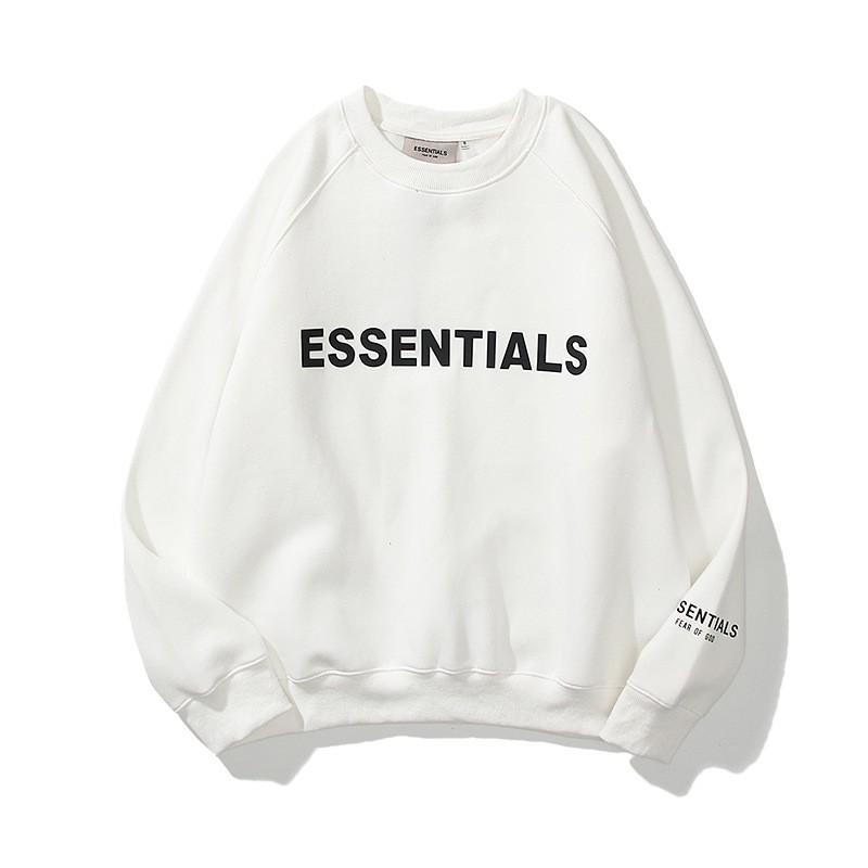 Oversized Unisex Fleece-Lined Cotton Hoodless Sweatshirt Men Women Streetwear Loose Fit Long Sleeve Winter