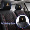 Car Interior Seat Headrest Mat Anti-dust Protector Pad For Porsche 911 718 Cayenne Panamera Macan Boxster Carrera-GT 928 944 968