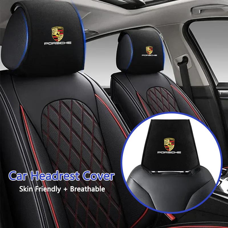 Car Interior Seat Headrest Mat Anti-dust Protector Pad For Porsche 911 718 Cayenne Panamera Macan Boxster Carrera-GT 928 944 968