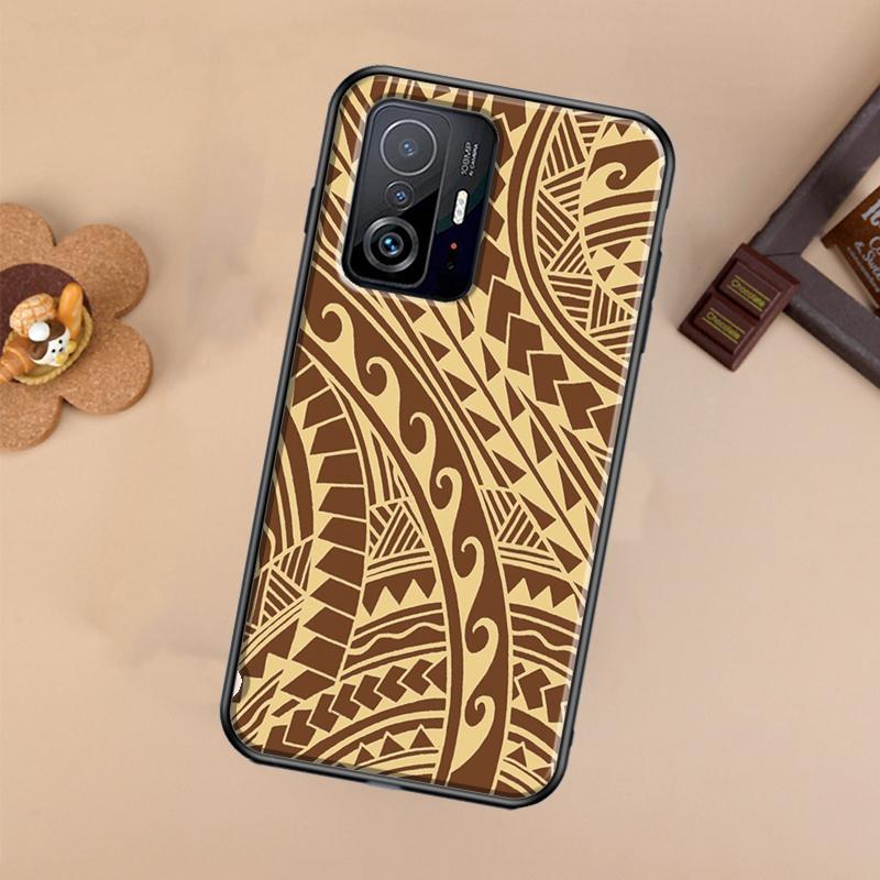 Maori Tribal Samoan Polynesian Case For Xiaomi 13 14 Ultra 11T 12T 13T 14T Pro POCO X7 Pro X3 X5 X6 F3 F5 F6 M6 Pro Cover