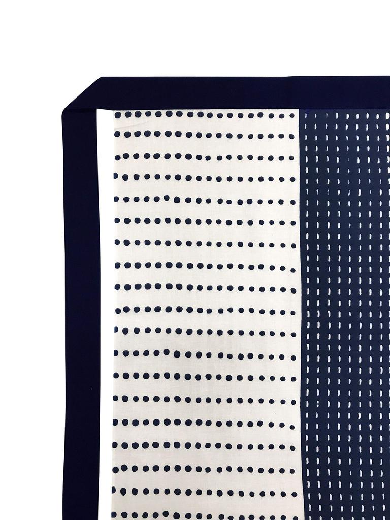 Edoten Etchu Fundoshi (Loincloth) Made In Japan, 100% Cotton, Tenugui Pattern, Stylish Japanese Pattern, Men's, One Size Fits All, Navy Blue Cord
