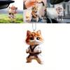 Cat Car Acrylic Keychain Ornament With Simple Design For Vehicle Interior