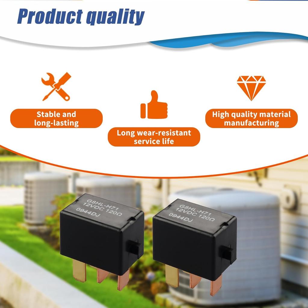 2 Pack G8HL-H71 AC Starter Relay 39794-SDA-A05 39794-SDA-A03 for 2003-2014 Accord 2006-2014 Civic Crosstour CR-V CR-Z Element ight Odyssey Pilot TL