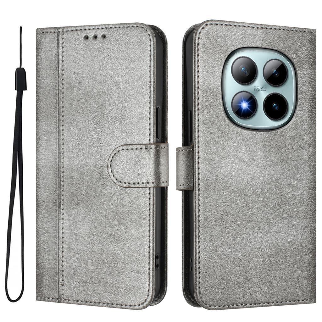 For Xiaomi Redmi Note 15 Pro+ 5G Cases Wallet Stand Retro Texture Leather Phone Cover with Lanyard