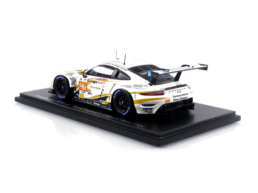 Spark Porsche 911 Team Project 1 2022 Le Mans 24H Rootsweiler 1/43 RSR-19 #46 M. Cairoli/M. Pedersen/N.