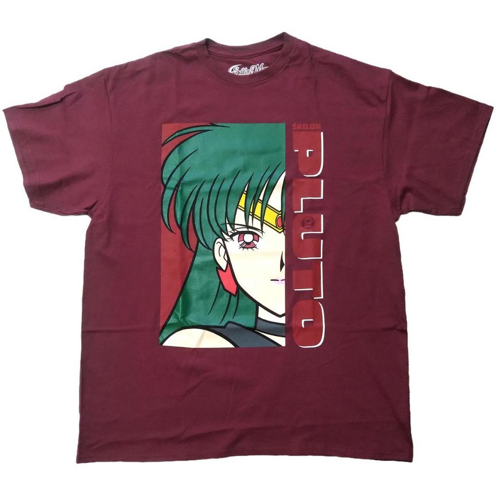[USED] Sailor Moon T-shirt XL Sailor Pluto Anime T-shirt Official *