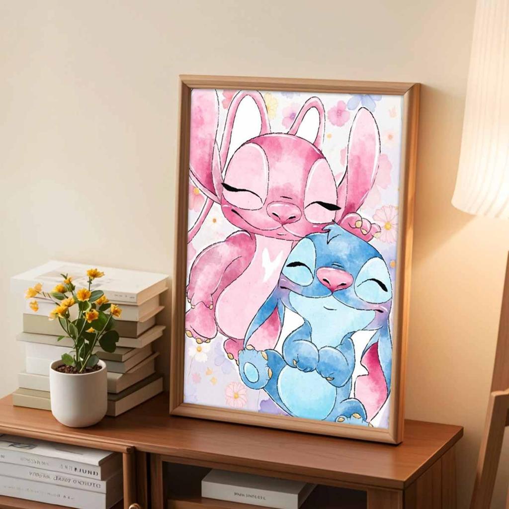 DIY Diamond Painting Lovely Stitch Cross Stitch Kit Mosaic Art Diamond Painting Full Circle Diamond Home Decoration