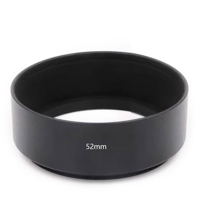 

37 39 40.5 43 46 49 52 55 58 62 67 72 77 82mm Cylindrical Metal Lens Hood for Photographers and Videographers