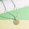 Bracciale Croce di Gesù San Benedetto Catena in Corda Regolabile Intrecciata a Mano Gioielli Cristiani per la Preghiera Fede San Benito per Uomini Donne