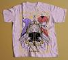 Übergroßes Frieren Grafik T-Shirt Frieren Fern Stark Trio Goldener Rahmen Anime Print Schwarzes Kurzarm-T-Shirt Unisex Japanisch