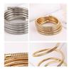 Stapelbarer Mehrschichtiger Armreif Stilvoller Metall Elastischer Schmuck Stapelbarer Armreif Elastisches Armband für Modebewusste Liebhaber
