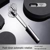 Stainless Steel Semi-Automatic Egg Beater & Milk Frother Mixer Tool