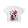 260 GSM Double Yarn 32 Count 100% Cotton My Hero Academia V18 Todoroki Print Unisex Heavy Cotton T Shirt