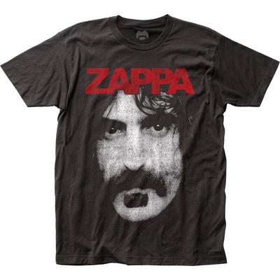 Frank Zappa ZAPPA T-Shirt Uomo Licenza Rock N Roll Musica Retro Tee Nuova Nera