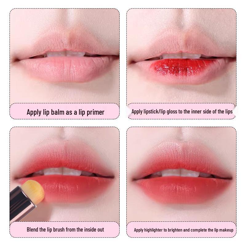 Professional Portable Lip Makeup Brush – Lipstick, Lip Gloss, Lip Liner, and Concealer Tool.