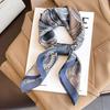 Elegant Korean Style Silk Scarf: 70cm Versatile Thin Square for Women's Neck Protection