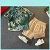 Trendy Boys Summer Shirt And Shorts Set For Kids In Soft Cotton Fabric Ideal For Ages 3 To 8 Years