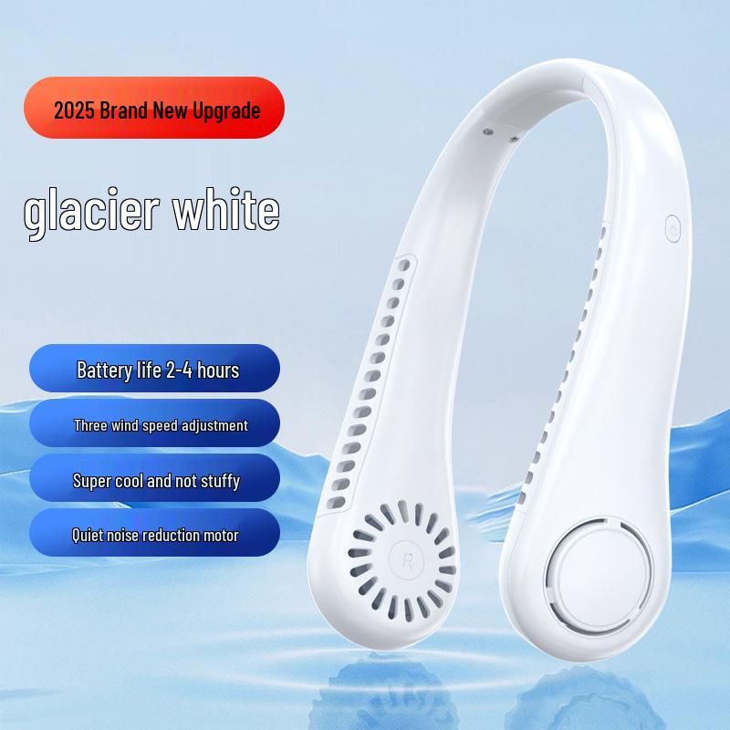 Portable Neck Fan: Long Battery Life, USB Rechargeable, Bladeless, Silent, Wearable and Compact