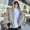 Mens Retro Tie-Dye Padded Jacket Winter Warm Loose Fit Casual Coat