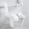 White Shower Storage Basket Hangable Sundries Hanging Basket Portable Sink Holder  Kitchen
