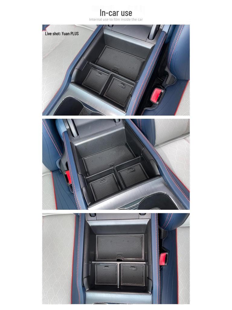 BYD Yuan PLUS 22-24 Förvaringsorganisator för mittkonsol för bilinteriör