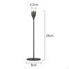 Candle For Taper Candles,Metal Decorative Candlestick Holder Wedding,Dinner,Party,Fit Pillar