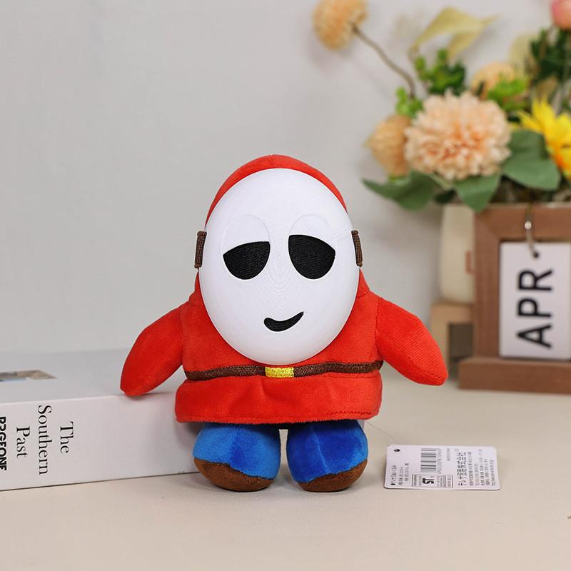 Super Mario Bros Plush Masked Kid Toy With Huggable Soft Material For Collectors
