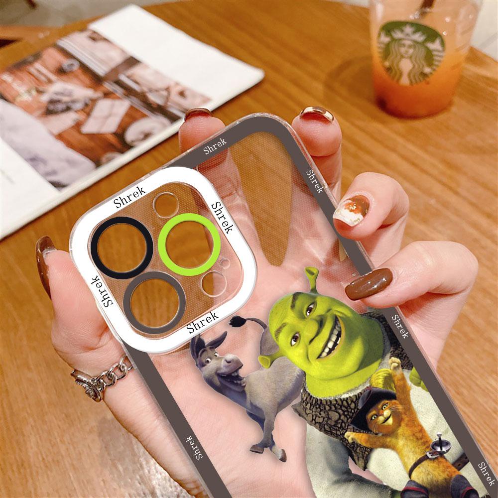 Funny Movie S-Shrek Third Clear Phone Case For Samsung A03S A03 A04 A05 A05S A06 A7 A12 A13 A14 A15 A16 NOTE 10 20 ULTRA Case