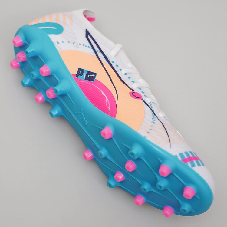 Puma Ultra 5 Series Comfortable Versatile Durable Supportive Lightweight Soccer Shoes Men Soccer Shoes White 108092-01