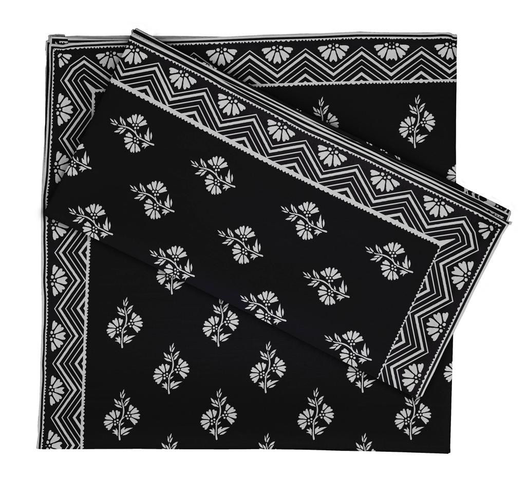 Vargottam Luxury Collection Dinner Table Linen Decor Cotton Napkin Printed Fabric Reusable Napkins Set Of 12, 20   X 20   - Asian