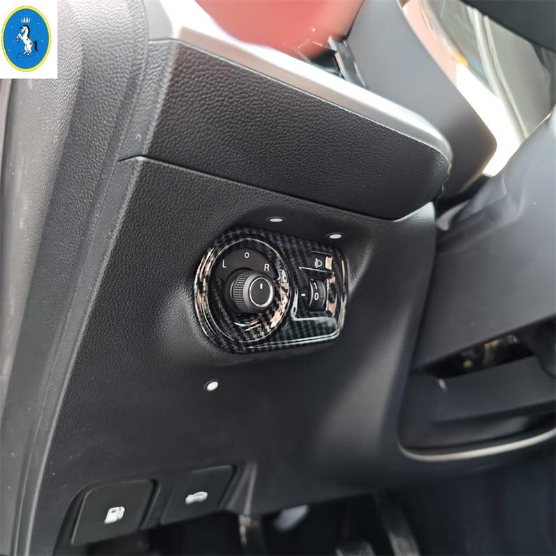 Window Lift Button / Head Lights Button / Inner Door Bowl Cover Trim For MG3 MG 3  - 2025 Carbon Fiber Look Accessories