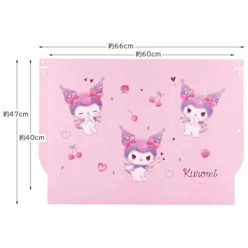 Skater Living Learning Mat Kuromi Love Love Kyun Sanrio ZGM1-A