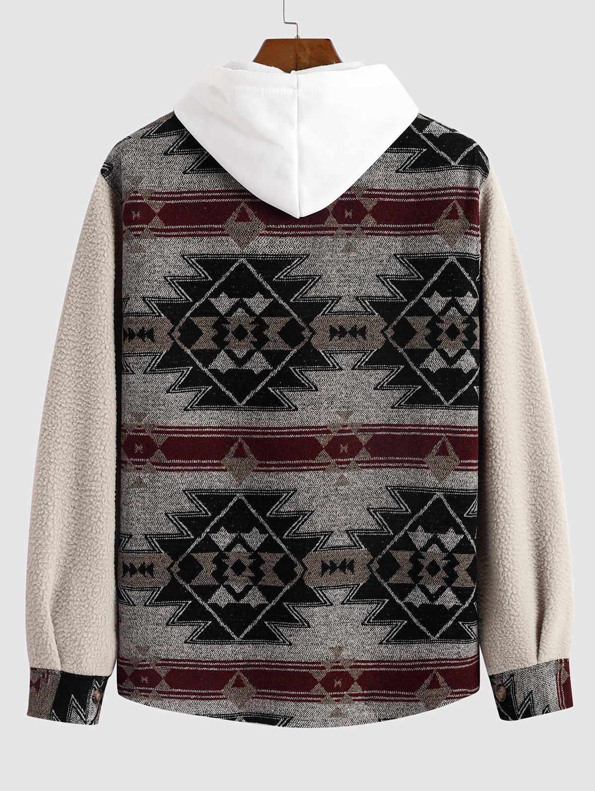 ZAFUL Мужская куртка из искусственного меха с отложным воротником — фото 4