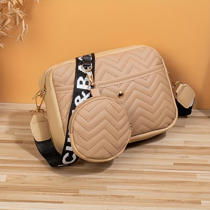 High-looking Fashionable Square Shoulder Bag Shoulder Bag Perfect Cross body Bag with A Round Coin Purse for Everyday Use
