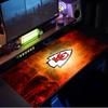 Kansas City Chiefs Logo Mauspade, Gummibasis, Esports Schreibtischmatte, Mauspade für Gamer und Bürogebrauch, Gaming Schreibtisch, leicht zu reinigende Matte