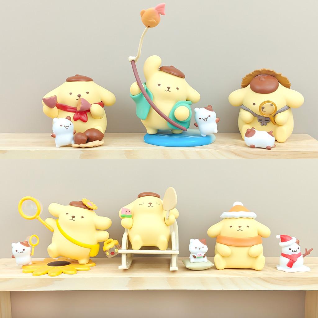 Pudding Dog Pvc Blind Box Collectible Figures For Desk Decor And Gift